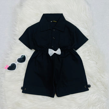 Black Short Jumpsuit